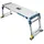 WERNER 79023 Verstellbare Pro Arbeitsbühne Work & Access, Silber, Einheitsgröße - Silber