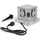 Wiltec Gartensteckdose 1,5 m Grau 4 St.