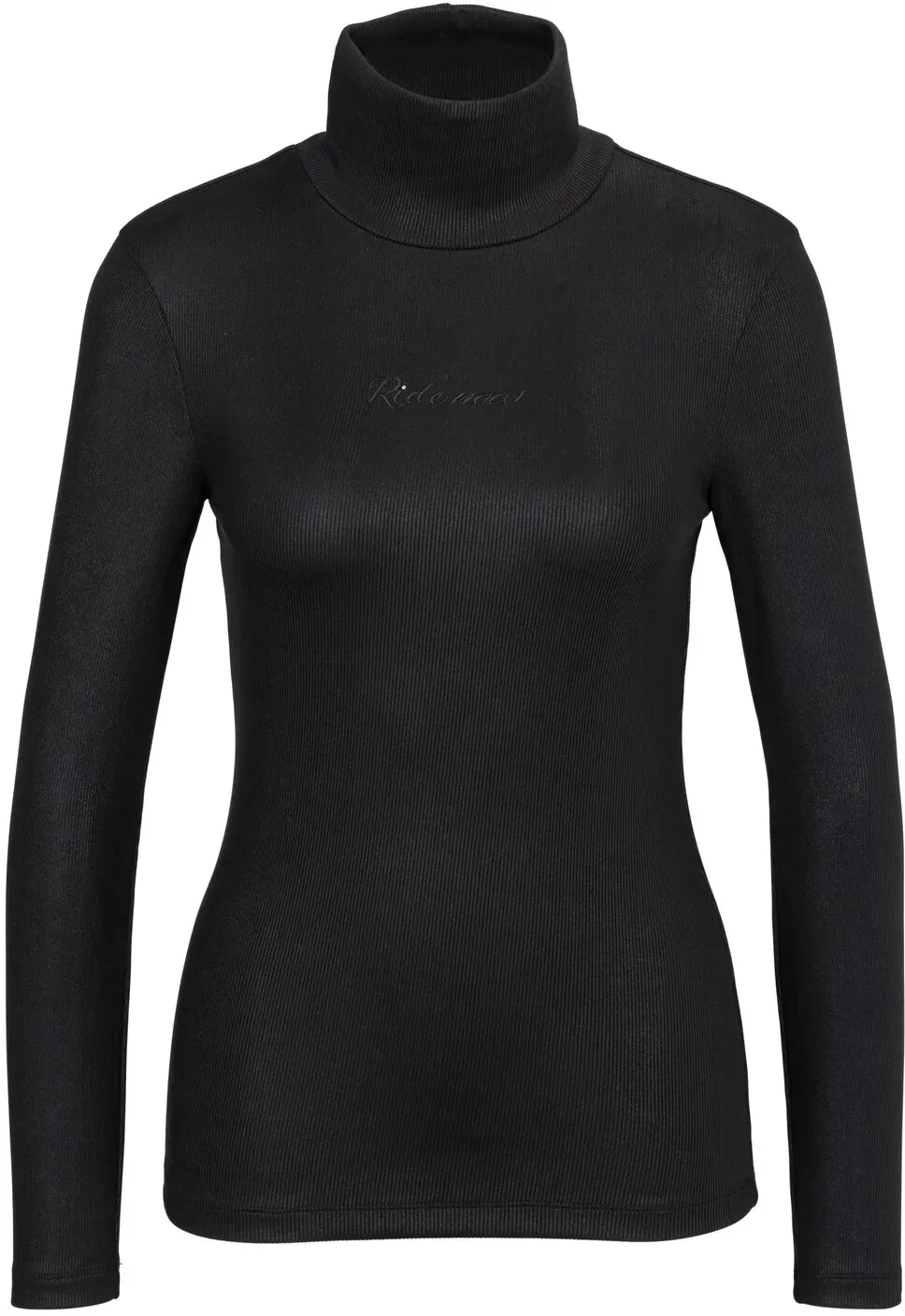RIDE now Rollkragenshirt black S