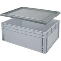 BRB-Lagertechnik BRB Eurobox BxTxH 800x600x320 mm, 130 Liter, mit