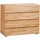 Hasena Woodline Lovara Kommode, 4 Schubladen Massivholz 90x40x75 cm, - Natur