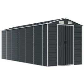 vidaXL Gerätehaus 191 x 555 x 198 cm anthrazit