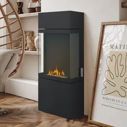 Noble Flame LASSO [geschlossener Ethanolkamin]: Schwarz