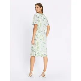 Witt Weiden Etuikleid Druck-Kleid Weiß/Eucalyptus 40