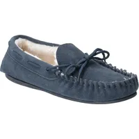 Hush Puppies - Damen Hausschuhe "Allie", Leder FS6640 (37 EU) (Marineblau) - Blau - 37