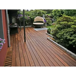 Ipe Terrassendielen, 21x90 mm AD, glatt/glatt, aus Bolivien