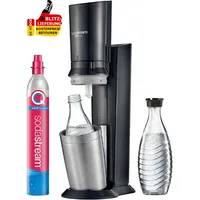 Sodastream Wassersprudler CRYSTAL 3.0 Inkl. 2X 0,8L & Quick-Connect Co2-Zylinder