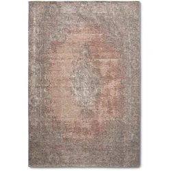 Vintage Teppich Castle 140 x 200 cm Mischgewebe Rosa Rose