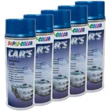 Lackspray Spraydose Sprühlack Cars Dupli Color 706837 blau azurblau metallic 5 X 400 ml