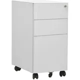 vidaXL Aktenschrank 30x45x59 cm grau