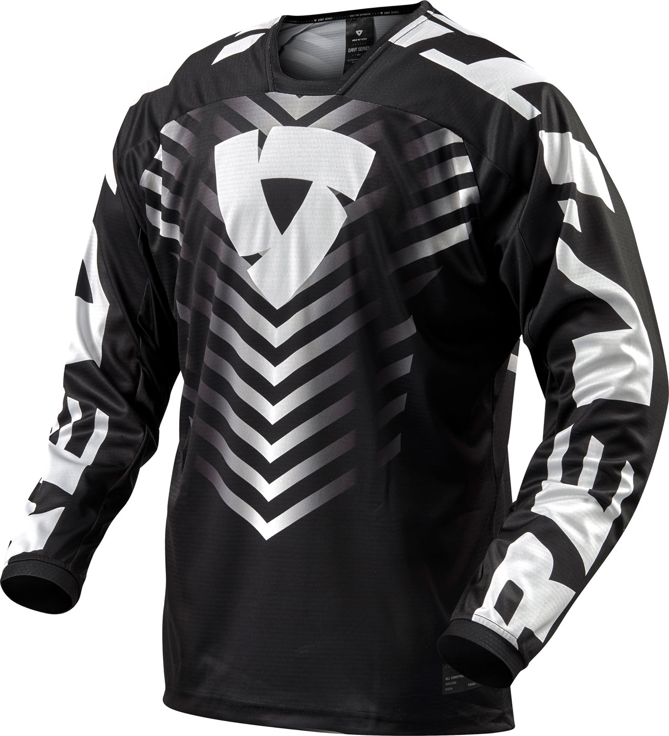 Revit Rough, jersey - Noir/Blanc - S