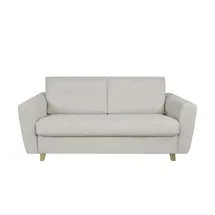 Sofa.de Einzelsofa mit Schlaffunktion Caroline ¦ beige ¦ Maße (cm): B: 198 H: 92 T: 102.0
