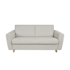 Sofa.de Einzelsofa mit Schlaffunktion Caroline ¦ beige ¦ Maße (cm): B: 198 H: 92 T: 102.0