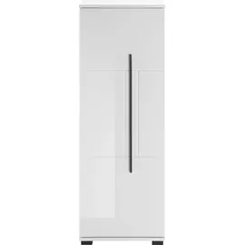 Home Affaire Cantara Halbhochschrank 45 x 126 x 35 cm Weiß MDF/Metall