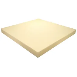 Schaumstoff Kissen Gelb 50cm x 50cm x 4cm RG 50/75 sehr hohe Festigkeit
