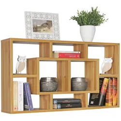 KADIMA DESIGN Wandregal RUR: Modernes Design, MDF, 85x47.5x16 cm, melaminharzbeschichtet