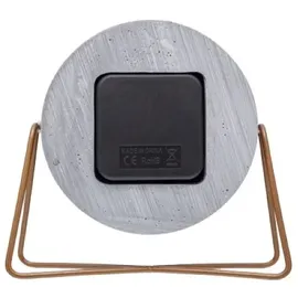 Nextime Tischuhr Cross Table 17,5 x 15,5 cm grau