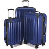 Hauptstadtkoffer Hauptstadtkoffer- Alex - - 3er Kofferset, TSA, Trolley-Set, Rollkoffer, Reisekoffer, (S, M & L), Dunkelblau