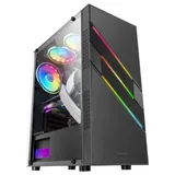 Mars Gaming MC-U3 Cristal Templado ARGB USB 3.0 Negra
