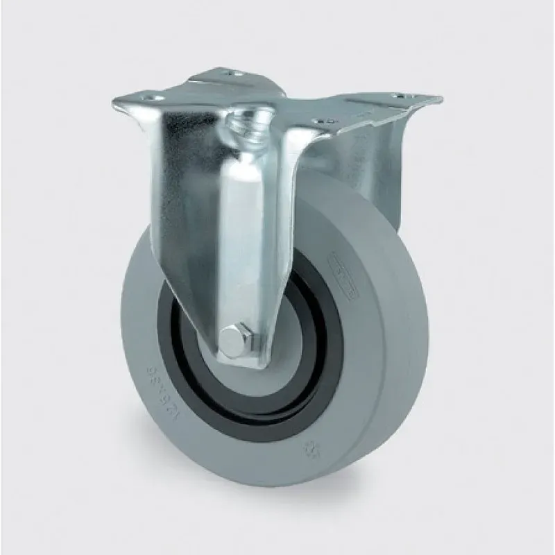 Armaturenrad TENTE mit einer verminderten Geräuschintensität, aus Gummi, 100 mm