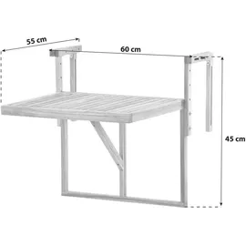 VCM Marion Gartentisch 45 x 55 x 60 cm