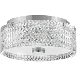 Hinkley Elle 2-flammige kleine Deckenleuchte – Chrom - HK-ELLE-F-S-CM