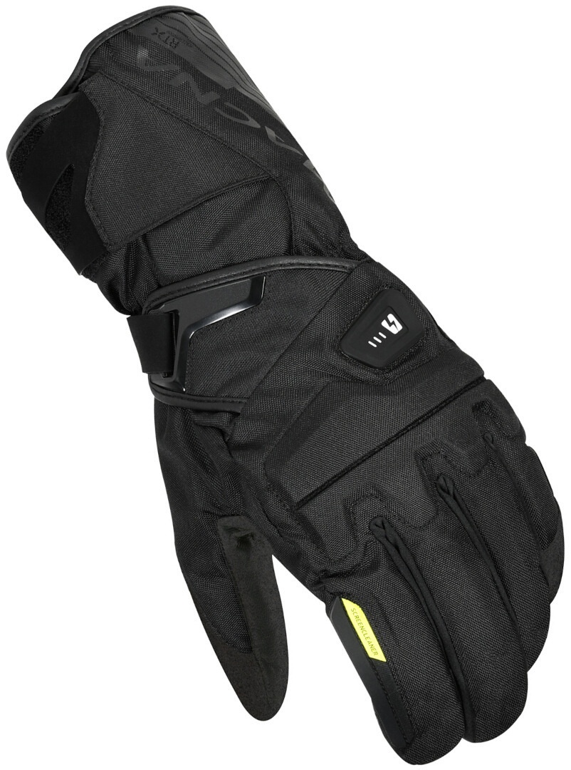 Macna Foton 2.0 RTX beheizbare wasserdichte Motorrad Handschuhe, schwarz, Größe 3XL