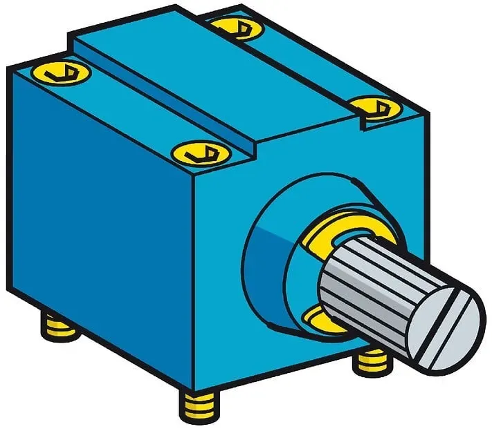 Telemechanique Sensors Kopf m.Drehachse ZC2JE09