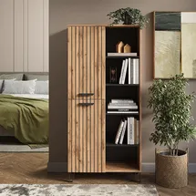 Vicco Garderobenschrank Amber 80 x 172 cm Eiche Wotan