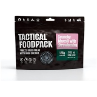 Tactical Foodpack Crunchy Muesli with Strawberries, 125g Beutel