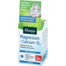 Kneipp Magnesium + Calcium + D3 Tabletten 150 St.