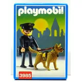 HUNDEFÜHRER POLIZIST USA EDITION Playmobil 3985 v.`97 zu Cop Polizei OVP NEU RAR