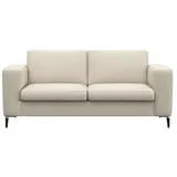 flexlux Couch Kaltschaum 2-Sitzer Weiß