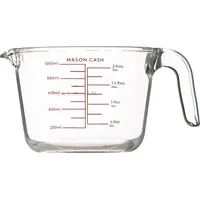 Mason Cash Messbehälter aus Glas, 1l, Messbecher, Transparent