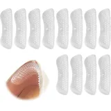 Fersenpolster 12 Stück Fersenschutz für Schuhe von Silikon klar, Fersenschutz Schuhe Fersenkissen heel pads Fersenfreund für Damen & Herren Verhindert Fersenabrieb und Fersenrutsche - Unisex