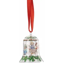 Hutschenreuther Weihnachten Sammelkollektion 2025 Glasglocke Weihnachtsspiele Weihnachtsglocke, 7 cm