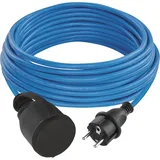EMOS P01510W Verlängerungskabel, 1,5mm2, Länge 10m, PVC, blau (1921611000)