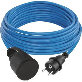 EMOS P01510W Verlängerungskabel, 1,5mm2, Länge 10m, PVC, blau (1921611000)