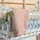 nordic coast company Babydecke Musselin Fransen 80x80cm, rosa