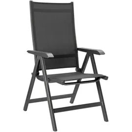 Kettler BasicPlus Multipositionssessel 61 x 65 x 109 cm anthrazit/anthrazit klappbar