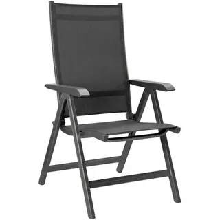 Kettler BasicPlus Multipositionssessel 61 x 65 x 109 cm anthrazit/anthrazit klappbar