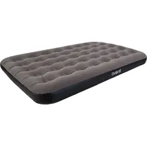 Avenli Luftmatratze Camping Double-Size 191x137x22 cm, Gästebett 1–2 Personen, Coil-Beam, beflockt, bis 300 kg, grau/schwarz, ohne Pumpe