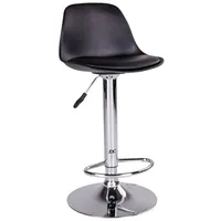 VCM ebuy24 Barhocker Talbot Schwarz und chrom.