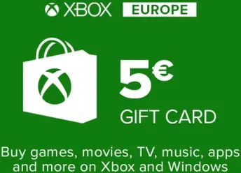 Xbox Gift Card 5€ (Euro-Raum)