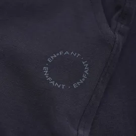En Fant Sweathose EN FANT "Sweathose ENSweatpants", Mädchen, Gr. 98, N-Gr, blau (parisian night), Obermaterial: 95% Baumwolle CO. 5% Elasthan EL., Hosen Sweathose