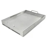 Grillrost.com Das Original Griddle 550 cm x 386 cm rostfrei Silber