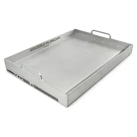 Grillrost.com Das Original Griddle 550 cm x 386 cm rostfrei Silber