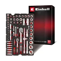 Einhell Stecknuss & Ratschen-Set 60-tlg. 370520 Rot/Schwarz
