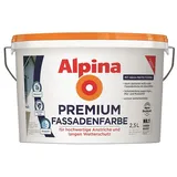 Alpina Premium-Fassadenfarbe weiß matt 2,5 l