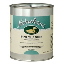 Naturhaus Holzlasur Toskanarot deckend - 10 l Kanister